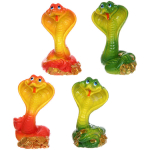 Фигурка новогодняя «Змейка с монетами» 4*3,5*6 см, микс