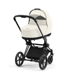 Коляска Cybex Priam IV 3 в 1 цвет Off White на шасси Matt Black