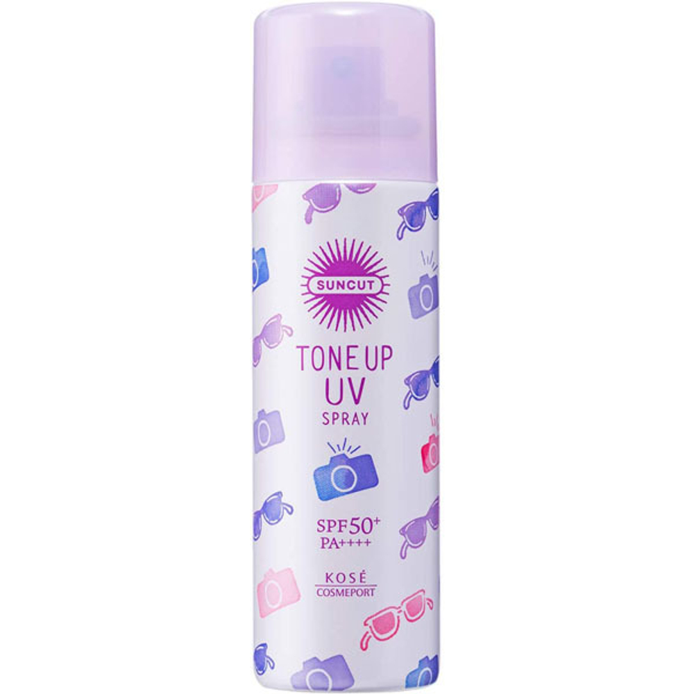Средство солнцезащитное с уровнем защиты 60 г KOSE Suncut Tone Up UV Spray Waterproof SPF50+ PA++++