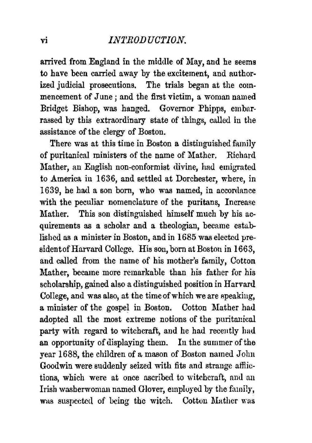 The Wonders of the Invisible World. Being an Account of the Tryals of Several Witches Lately Executed in New-England | Cotton Mather