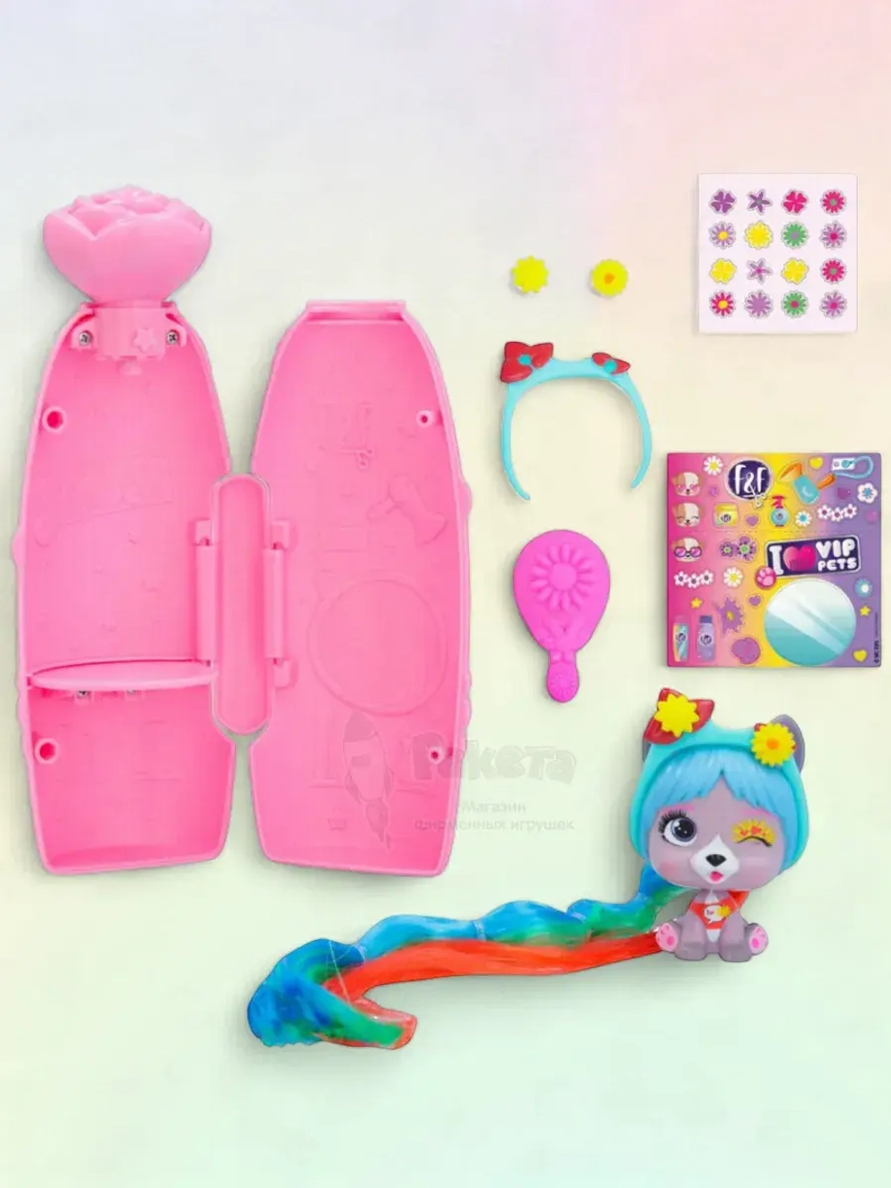 Игрушка Фигурка VIP Pets Spring Vibes Модные щенки