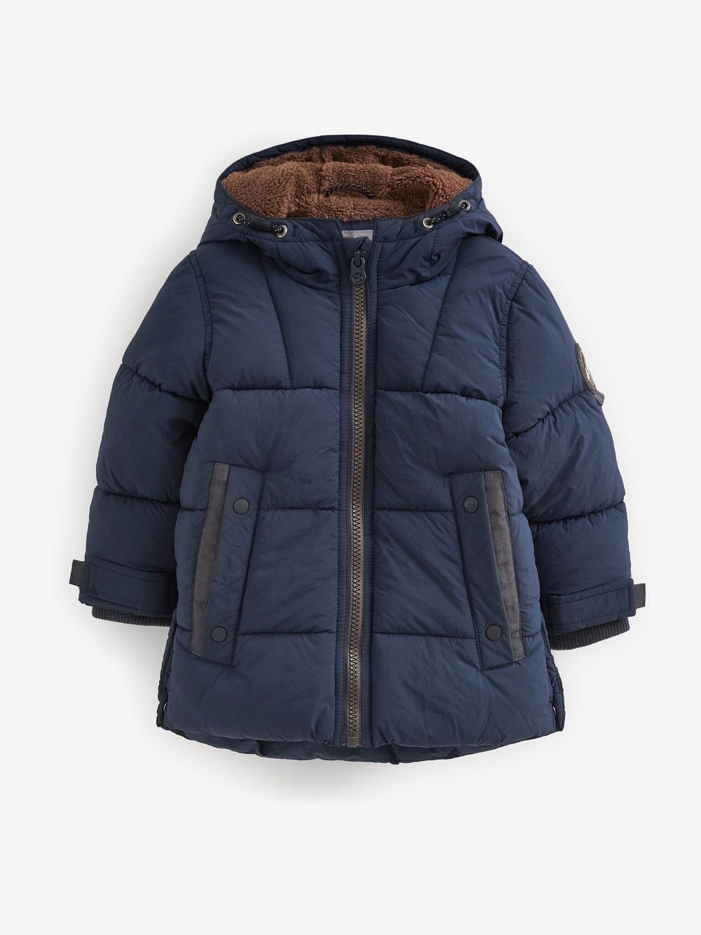Куртка утепленная с капюшоном для мальчика Next Q53-238, Темно-синий