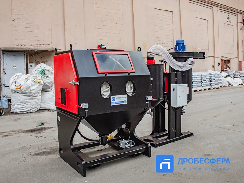 Пескоструйная камера PST КСО-115-И-ФВР-М с боковой загрузкой