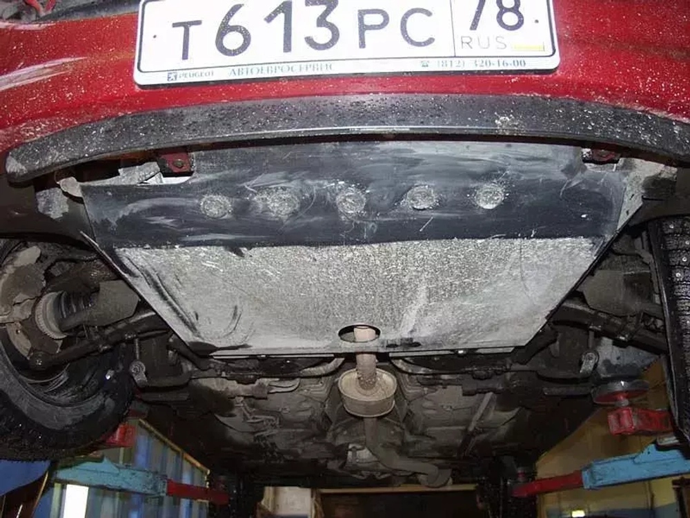 Защита картера и КПП Sheriff для Peugeot 206 HB 1998-2006 арт.17.0244
