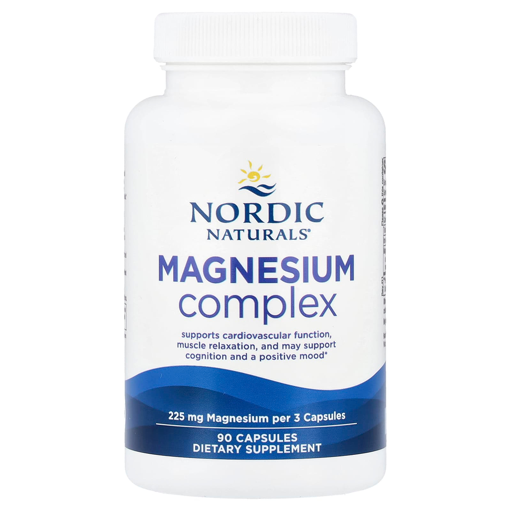 Nordic Naturals, комплекс магния, 90 капсул