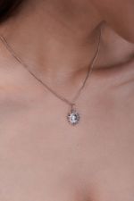 Подвеска Сияй малая родий La Lune