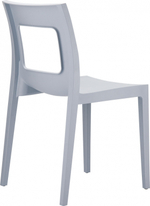 Стул пластиковый Siesta Contract Lucca, серебристый