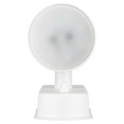 Светильник декоративный настенный ЭРА WL27 WH под лампу MR16 GU10 IP54 белый для интерьера и фасадов зданий