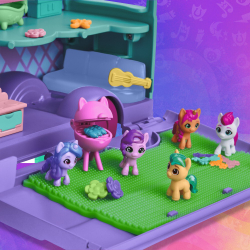 My Little Pony - Мини мир Волшебный автобус пони набор + 5 фигурок F7650 / артикул   F7650  / GTIN 5010994199197
