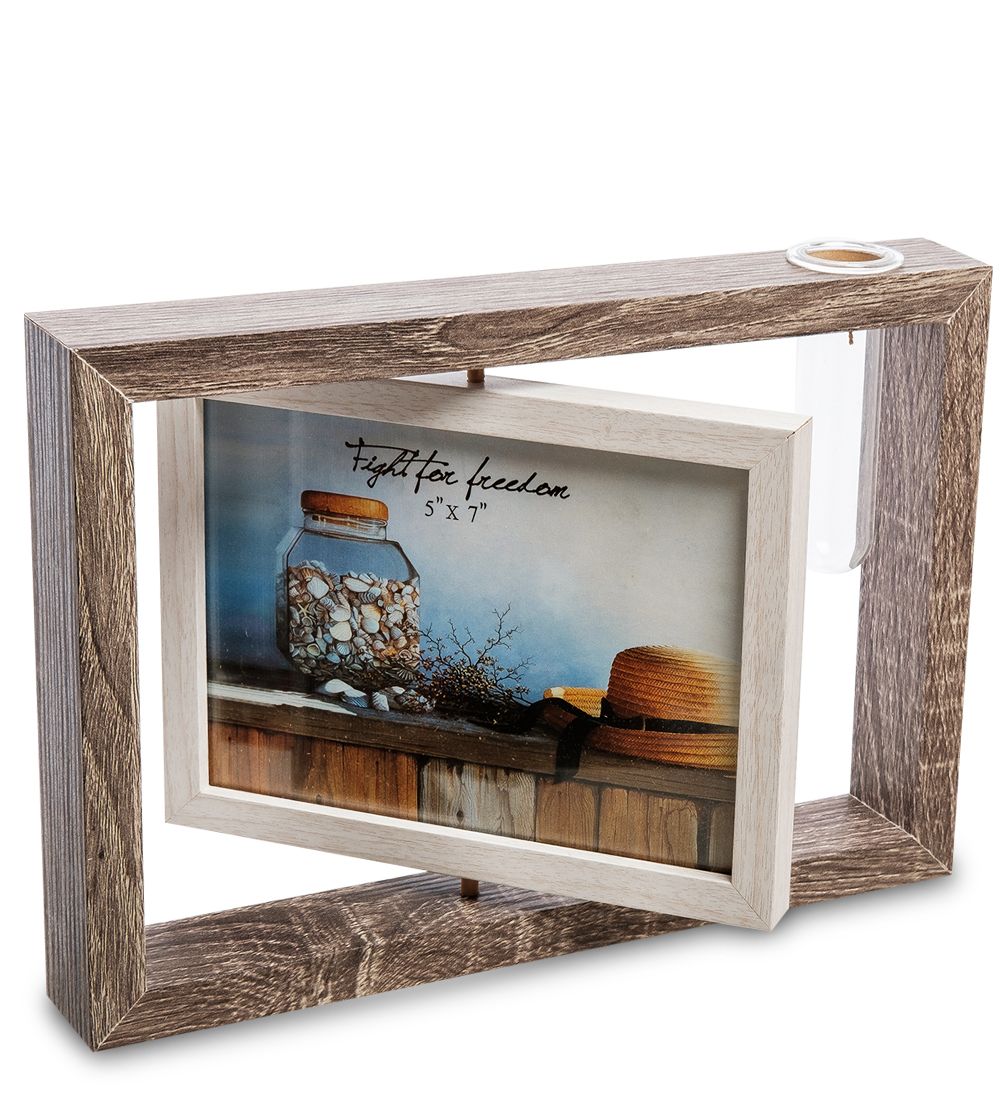 GAEM Home PH-24/ 2 Фоторамка-зеркало с вазочкой (13х18)