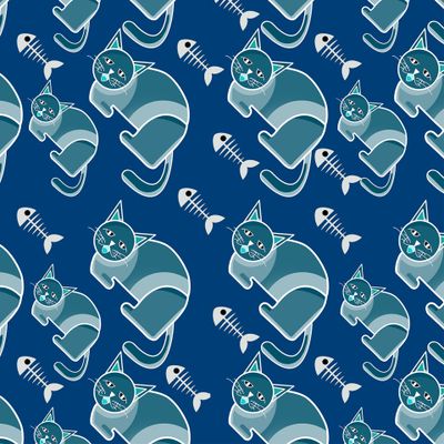 паттерн котики негатив