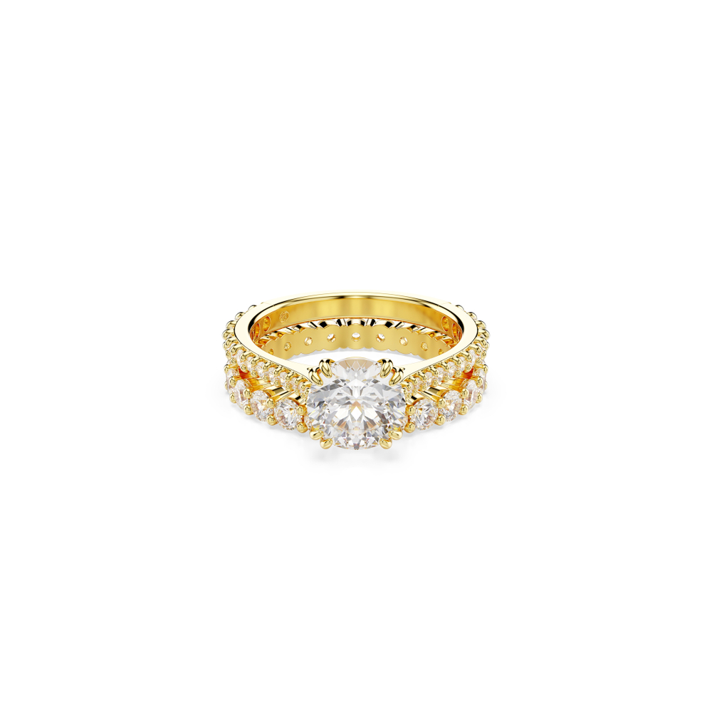 STILLA:RING DOUBLE WHI/GOS 52