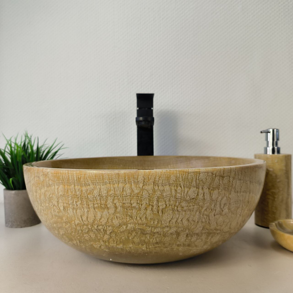 Раковина из оникса Bowl Sunset BO-66084 40*40*15 из натурального камня
