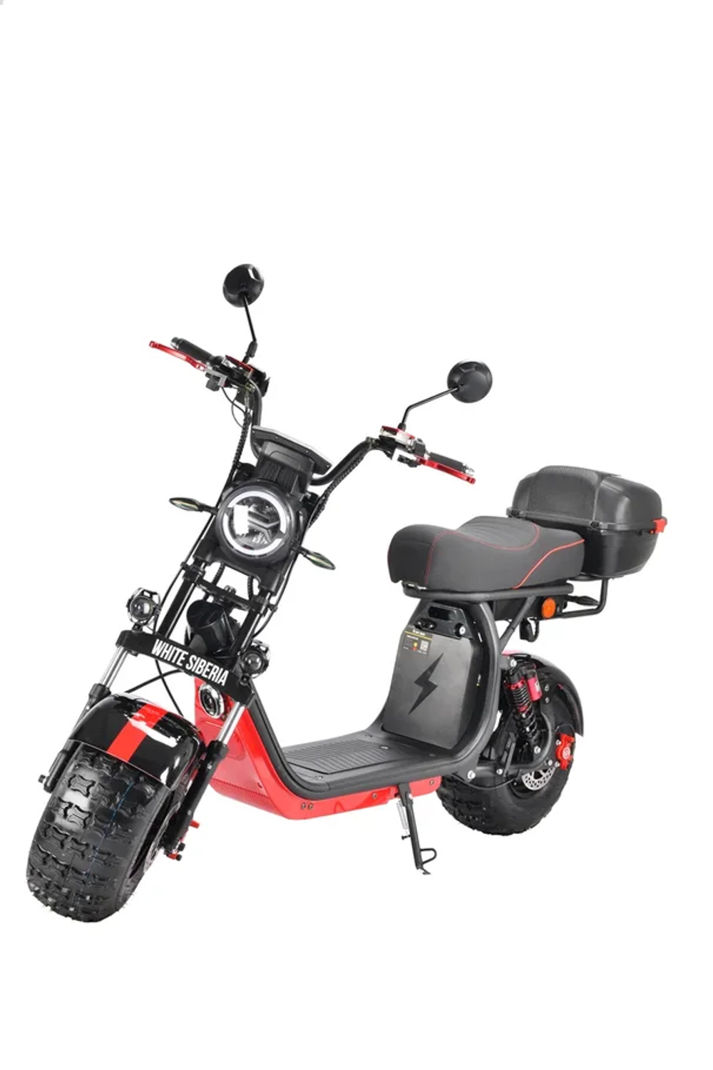 Электроскутер CityCoco White Siberia Pro 2WD 4000W Красный