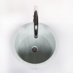 Раковина напольная из Андезита Pedestal Blue With Tab Hole Marmo MN-03216 (40*40*90 см)