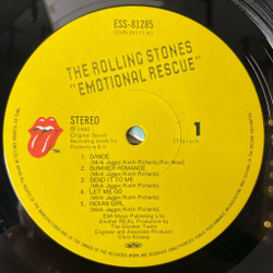 Винтажная виниловая пластинка LP The Rolling Stones Emotional Rescue (Japan 1980) (No Obi) (Poster)