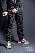 Брюки Карго Варгградъ мужские "Чёрные" Рипстоп