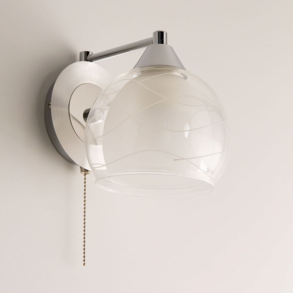 Citilux Буги CL157312 Бра с выключателем Алюминий Хром