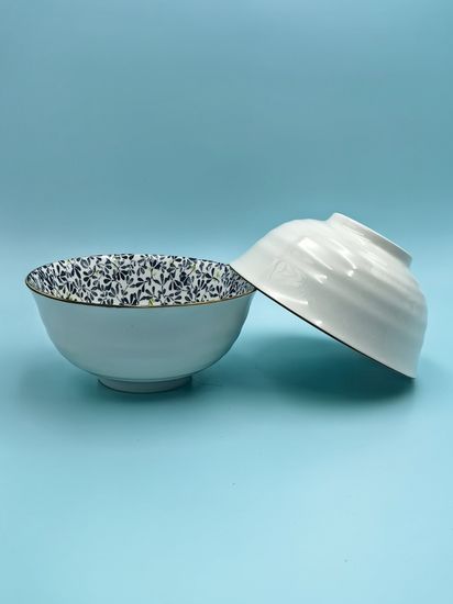 Салатник 20х9,5 см. "Япония" синий декор