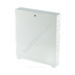 Шкаф коллекторный наружный сталь ШРН-2 550х118х652-715мм RAL 9016 (Белый) Wester 0-32-1020