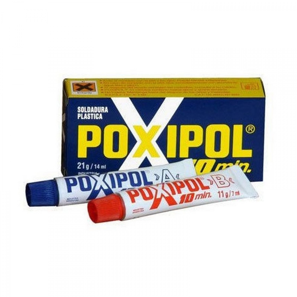 Холодная сварка POXIPOL металл. (синяя уп.) 14мл./21г. (6шт-240шт)