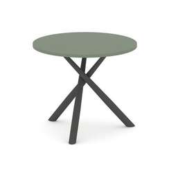 Oak Стол переговорный круглый D=900 PR.C.SPRG-002.D Кобо/Металл Антрацит 900*900*750