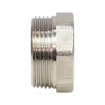 Футорка латунь никель Ду 32х20 (1 1/4"х3/4") НР/ВР VALFEX VF.581.N.114.034