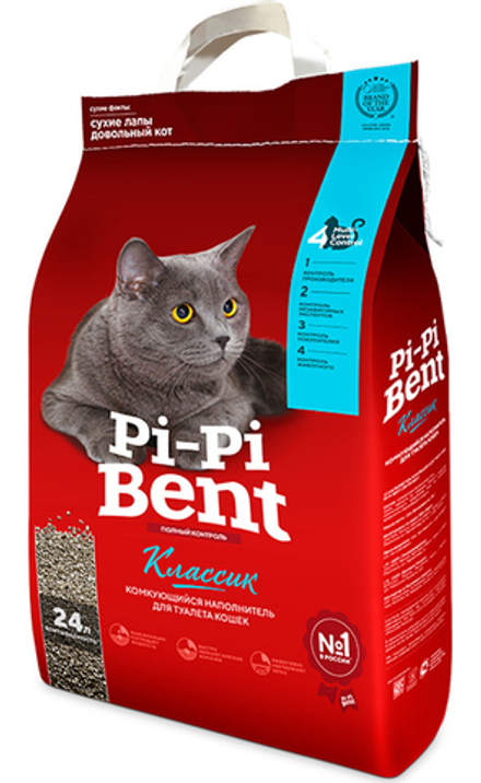 Наполнитель PI-PI-BENT "Classic" комкующийся - 10 кг