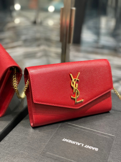 Saint Laurent Uptown Chain Wallet 19 cm