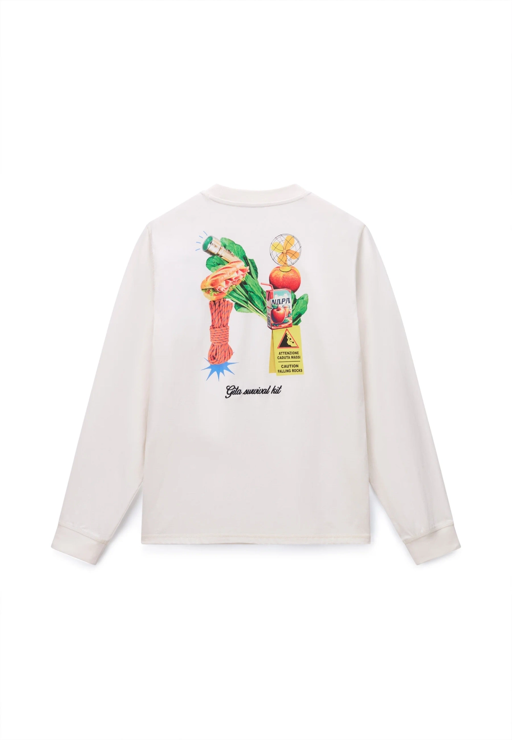 Лонгслив Napapijri SOL white whisper