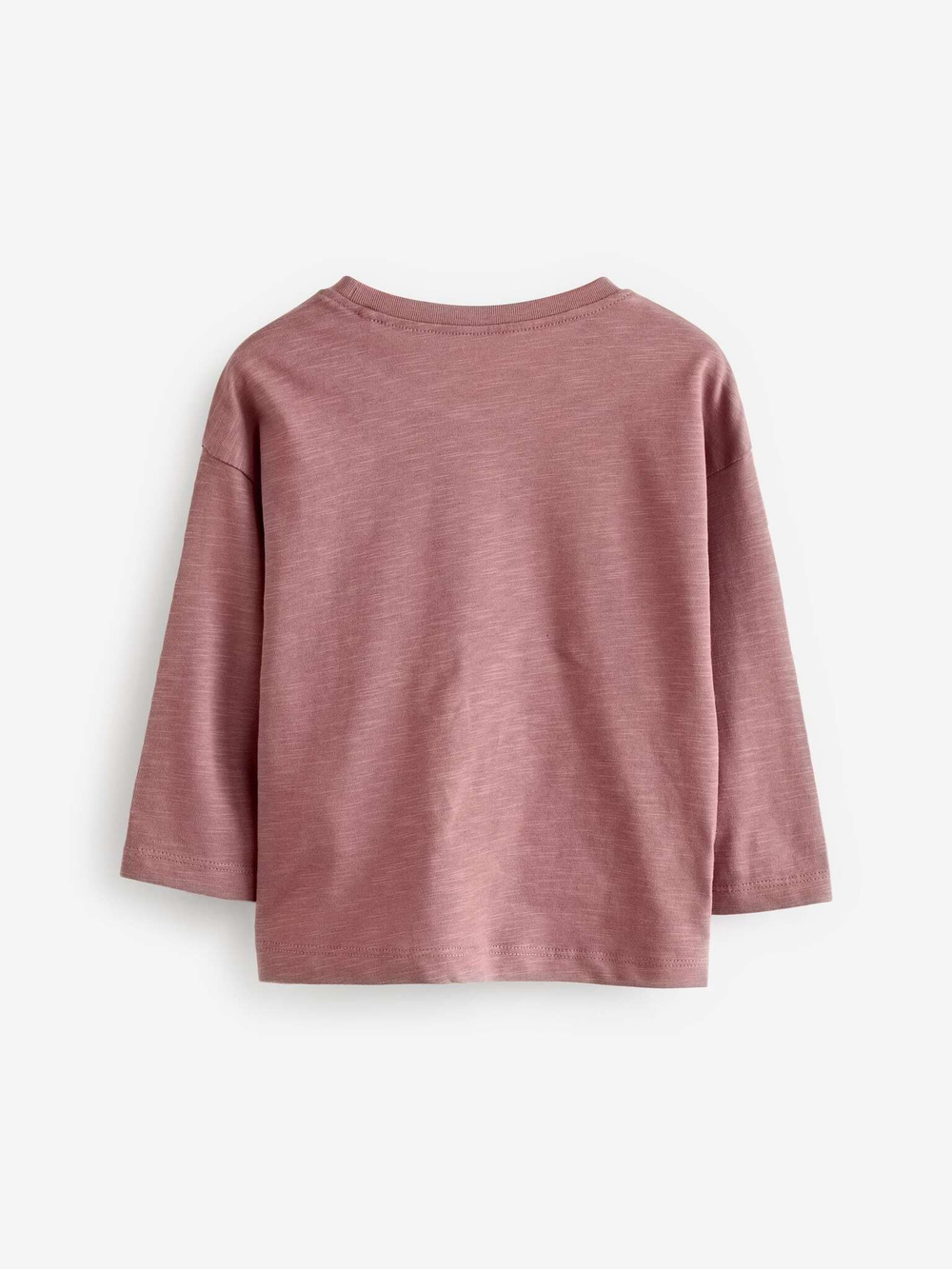 Лонгслив с сумкой для девочки Next 169-887, Розовый, Молочный