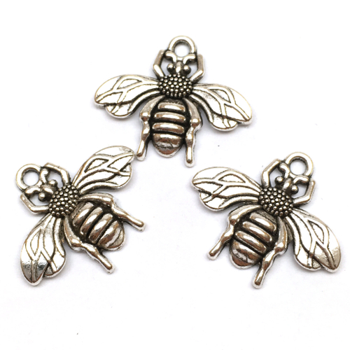 Подвеска "Оса" 22х20 мм, под серебро