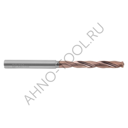 Сверло  6.6мм монолитное твердосплавное 5D с подводом СОЖ. SP-X801050660 VHM AHNO