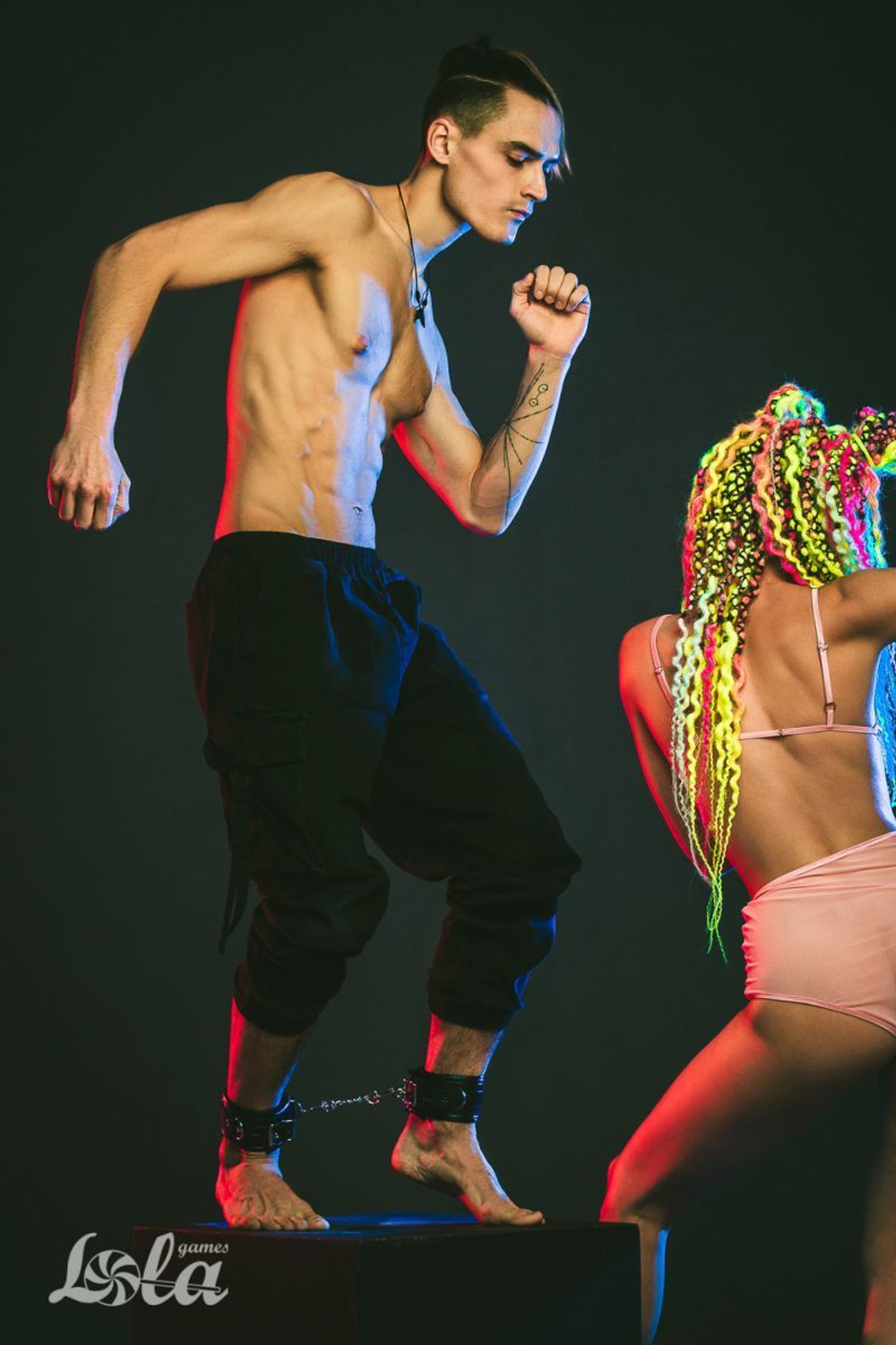 Оковы-поножи Lola Games Amazea, черные, ширина 6 см