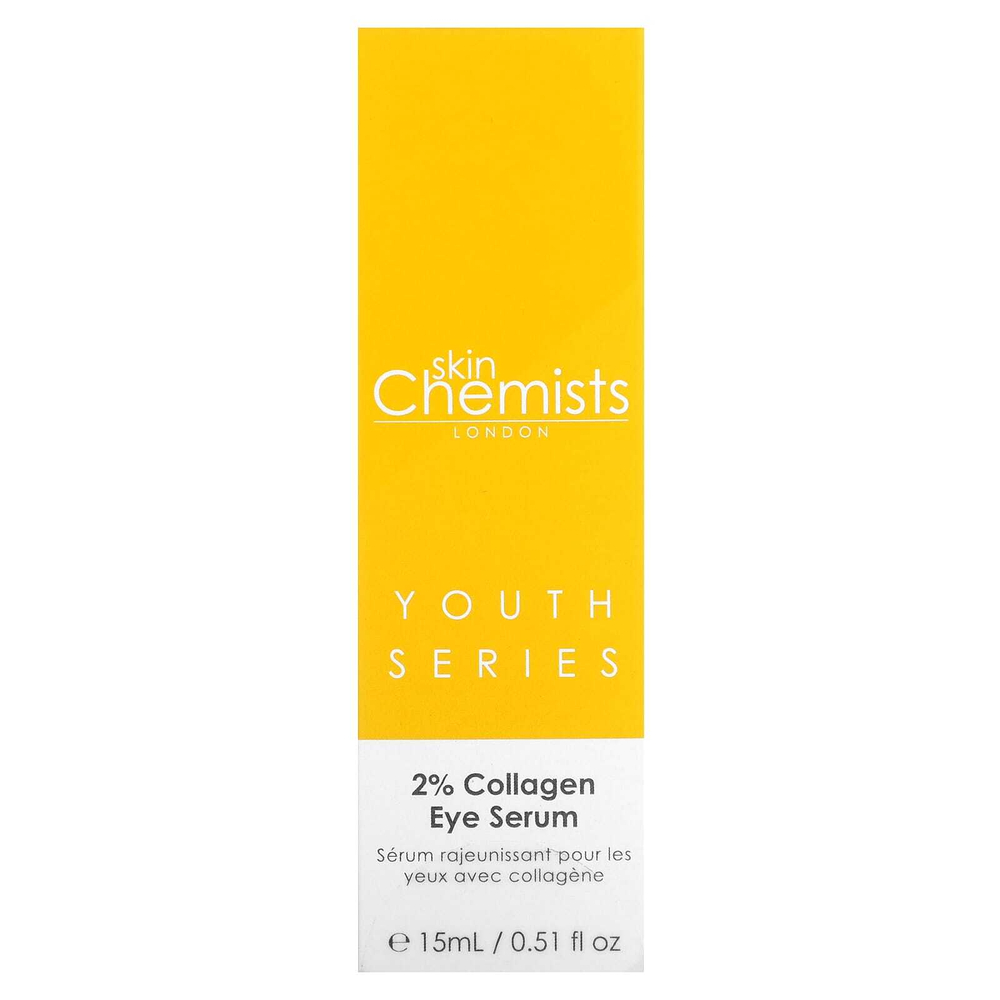 skinChemists, Youth Series, сыворотка для кожи вокруг глаз с 2% коллагеном, 15 мл (0,51 жидк. унции)