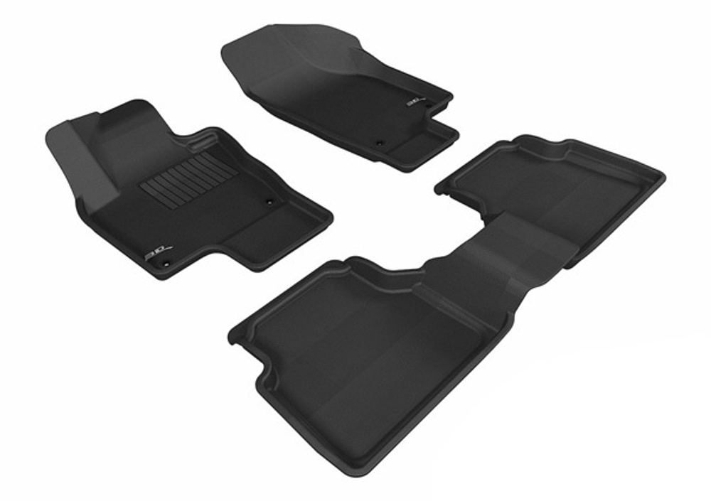 Коврики салона Sotra 3D Lux для Volkswagen Tiguan 2011- черные. Артикул ST 74-00485