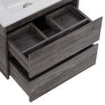 Тумба подвесная с раковиной BelBagno KRAFT 39-500/390-2C-SO-PP