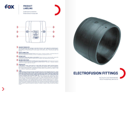 Муфта электросварная d50мм SDR 9-17,6 FOX Fittings Польша