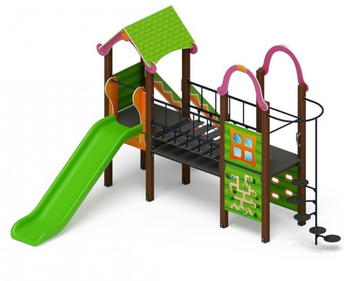 Детский игровой комплекс Лукоморье ДИК 2.25.10-01 H=1200