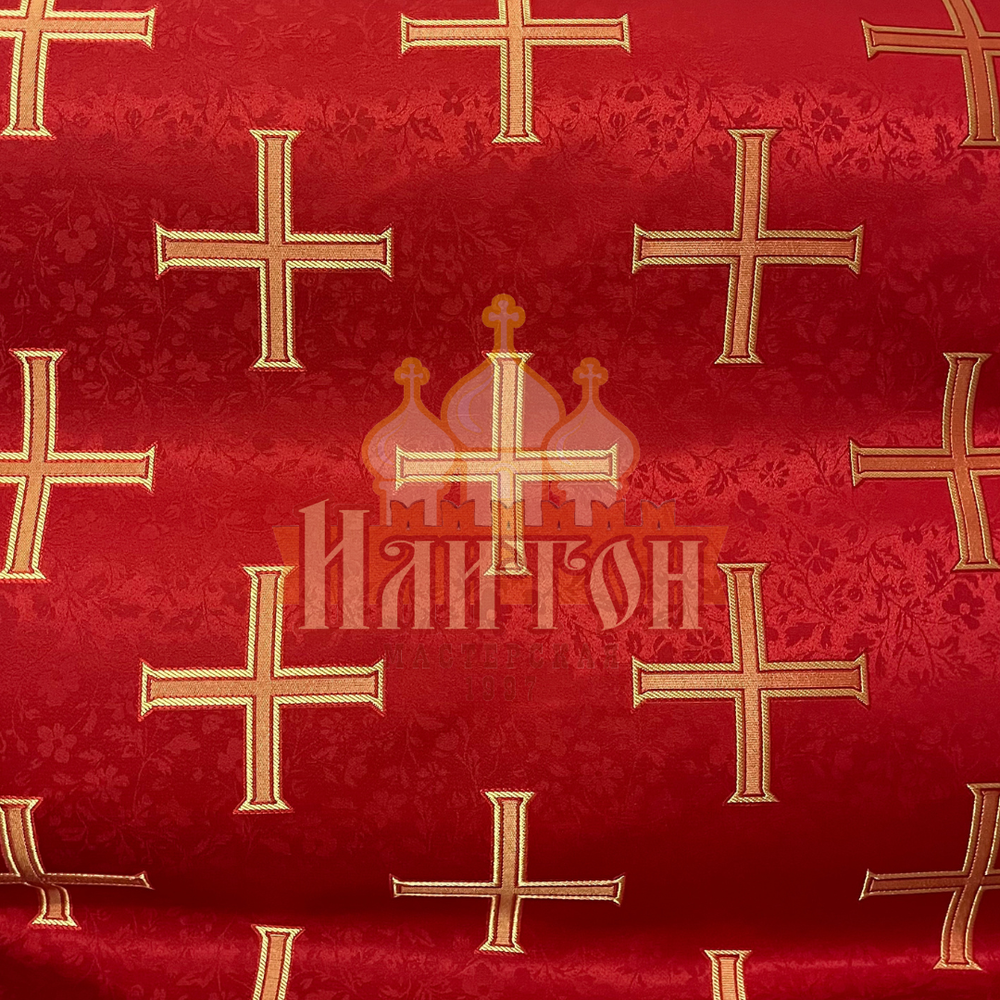 Шёлк "Ефросинья" красный