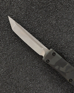 Автоматический складной нож SteelBro Ultratech T/E Tanto Black CAMO VG-10 123-10BKCS (черный-камуфляж)