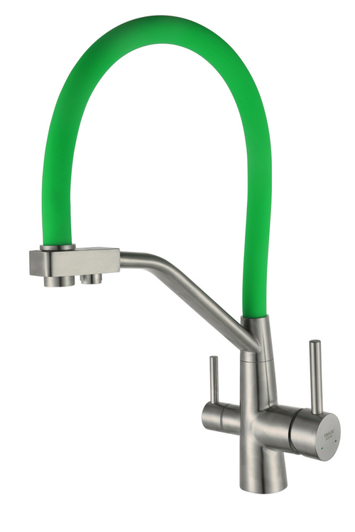 Смеситель для кухни TRIGOR однорукий ЗЕЛЕНЫЙ NZL11-KE-808