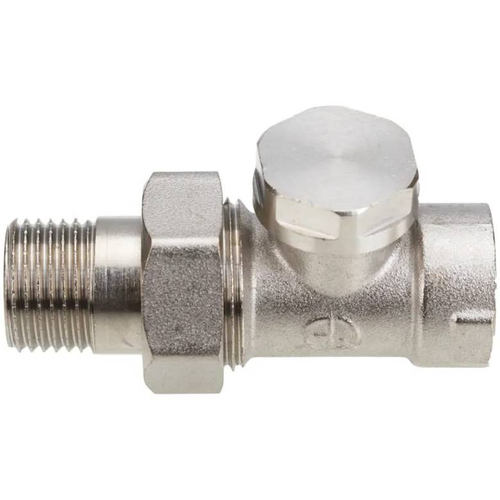 Клапан запорный для радиатора Aqualink 02600 прямой 3/4 дюйма