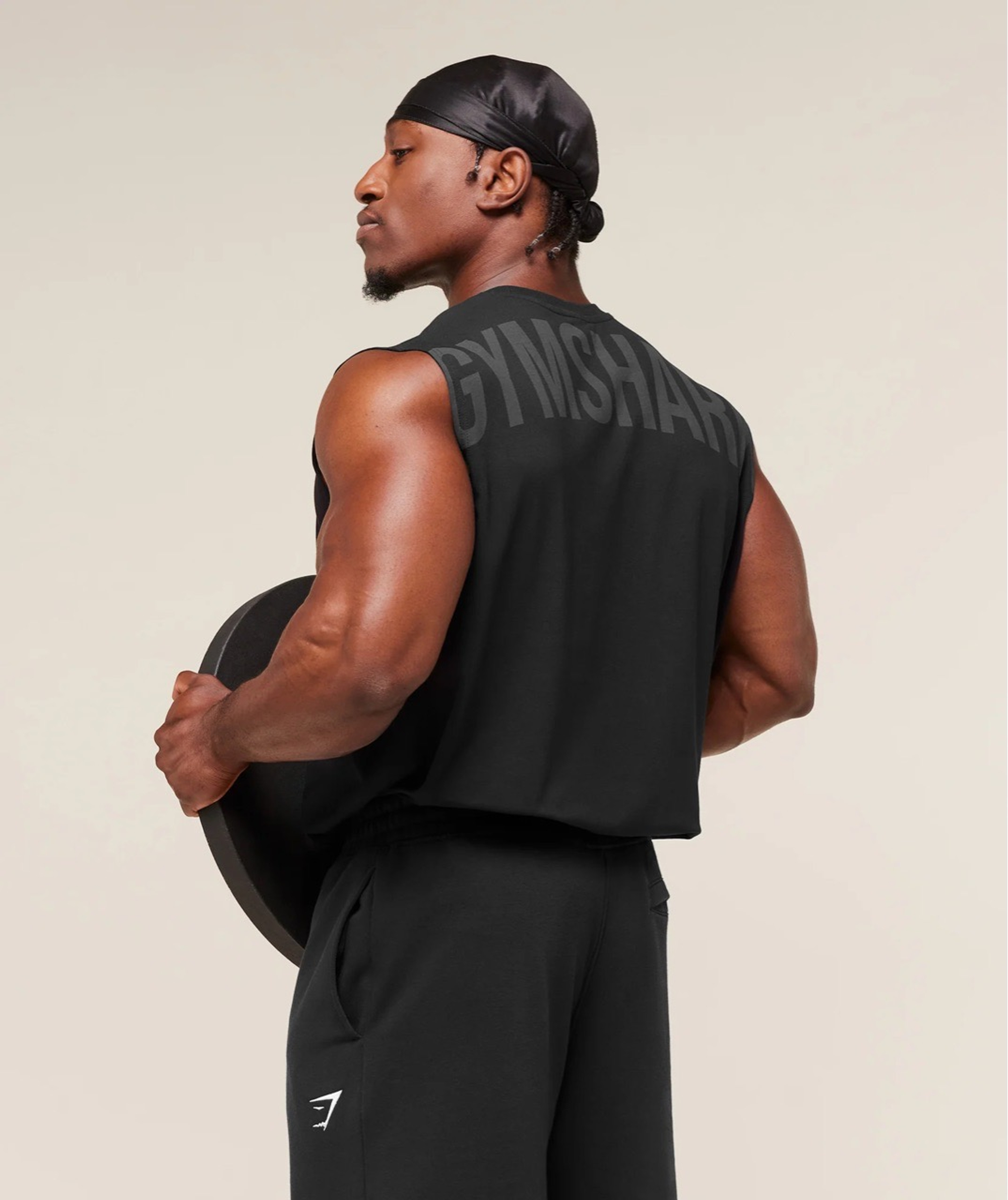 Майка GYMSHARK Power Cut Off Tank Blackout