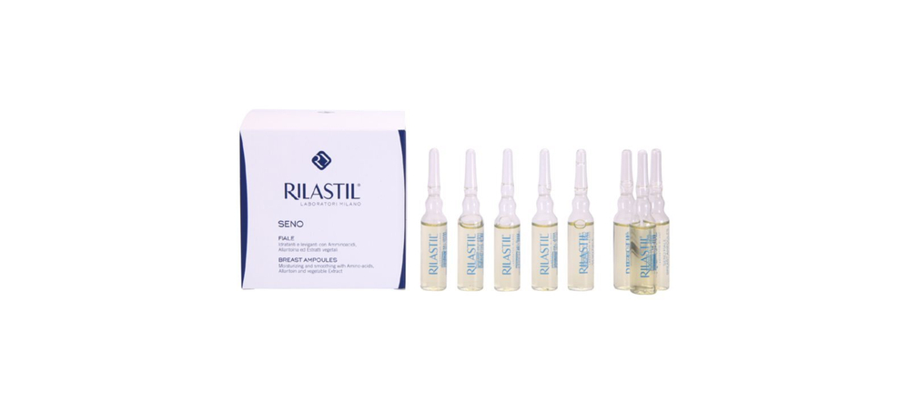 Rilastil Breast - укрепляющая сыворотка для зоны декольте и бюста в ампулах /   15x5  ml  / GTIN 8033224813608