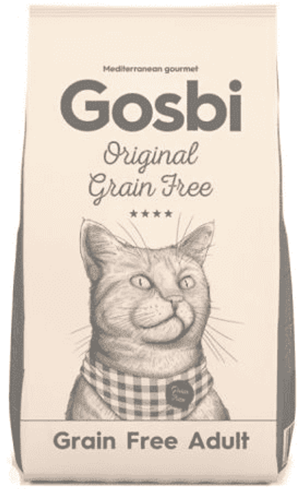 Gosbi 1кг ORIGINAL беззерновой корм для взрослых кошек