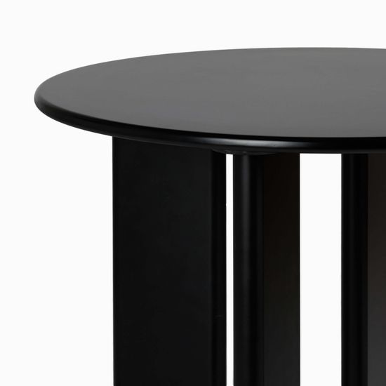 Обеденный стол Blos диаметр 100 черный МДФ