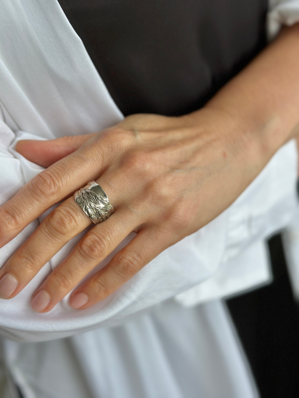 Кольцо Цветы России из Эко - коллекции 142791-04-0 размер 18,5