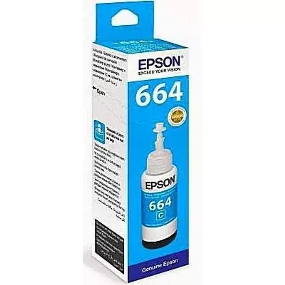 Контейнер с чернилами Epson C13T66424A L100/L200 Cyan ink bottle 70ml