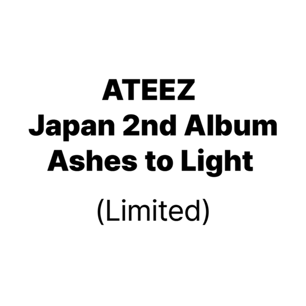 Японский альбом ATEEZ - Ashes to Light [Limited ver.]